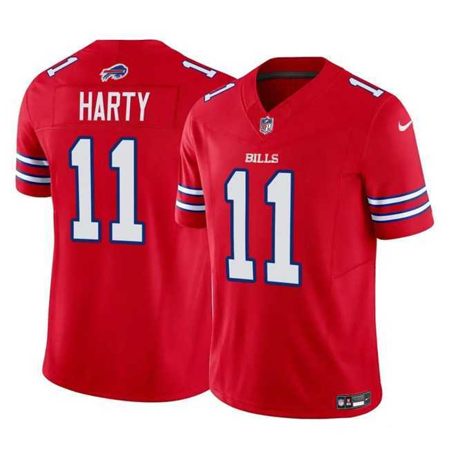 Men & Women & Youth Buffalo Bills #11 Deonte Harty Red 2023 F.U.S.E. Vapor Untouchable Limited Football Stitched Jersey